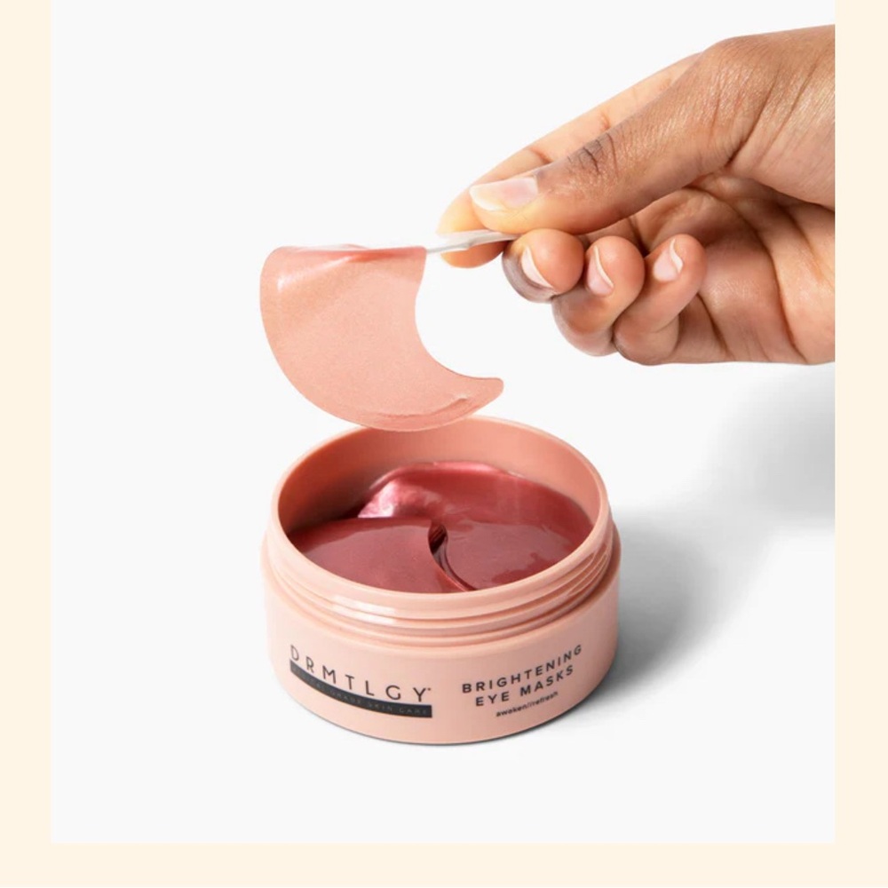 DRMTLGY brightening eye masks